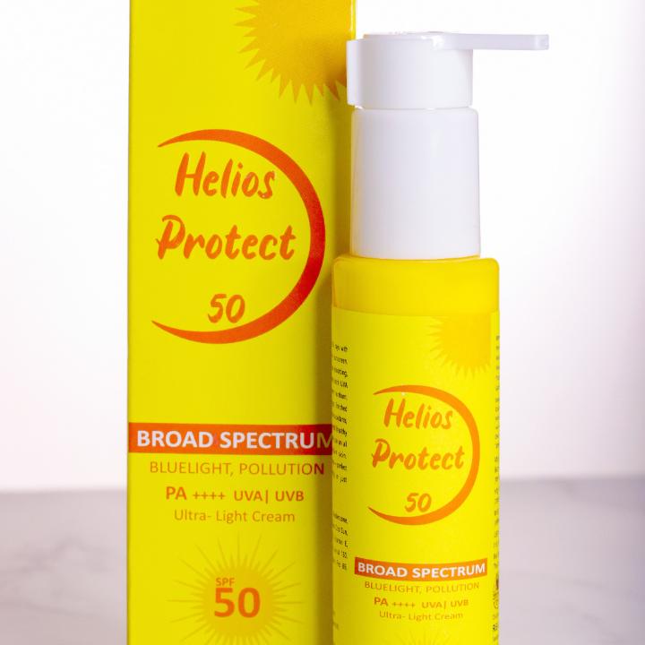 Helios Protect Sunscreen With SPF 50+ niacinamide & vitamin E (100 ml)
