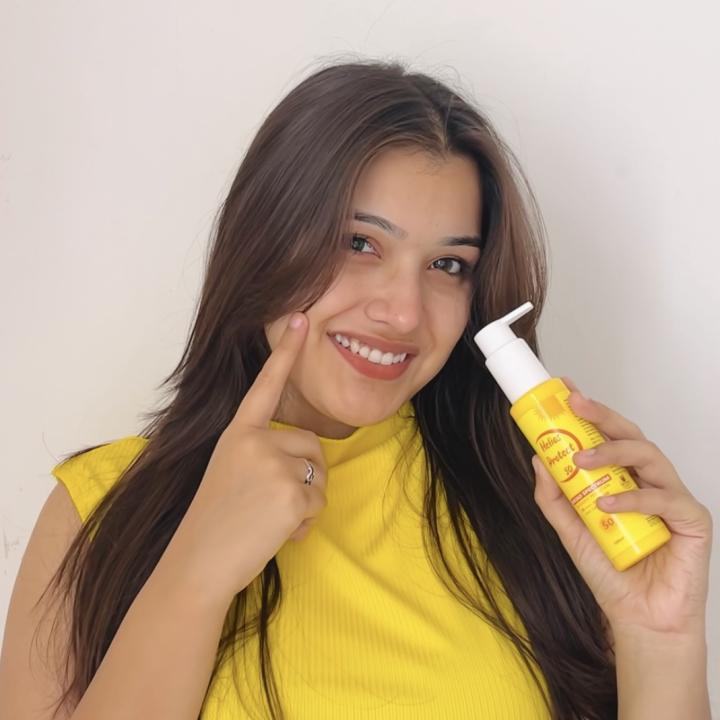 Helios Protect Sunscreen With SPF 50+ niacinamide & vitamin E (100 ml)